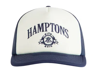 Pre-owned Kith Hamptons Nolan Trucker Hat In Nocturnal In Black