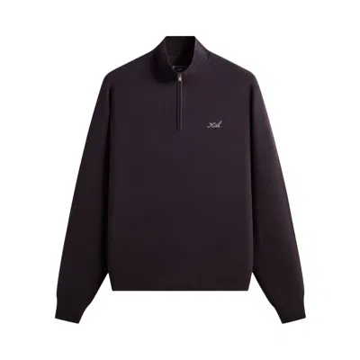 Pre-owned Kith Harmon Quarter Zip Mock Neck 'carbon' | Black | Men's Size S