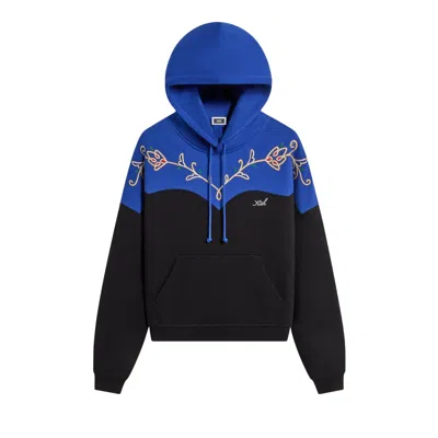 Pre-owned Kith Heritage Filigree Braxton Hoodie 'cyclone' | Blue | Men's Size M