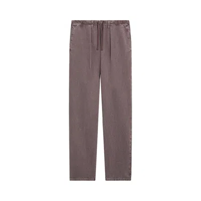 Pre-owned Kith Herringbone Denim Idris Pant 'matrix' | Red | Men's Size S