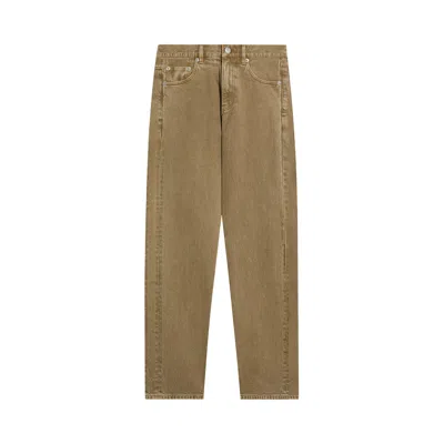 Pre-owned Kith Herringbone Denim Webster Chill 'deliver' | Tan | Men's Size 30