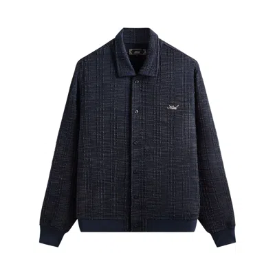 Pre-owned Kith High Twist Tweed Rhys Cardigan 'nocturnal' | Black | Men's Size Xs