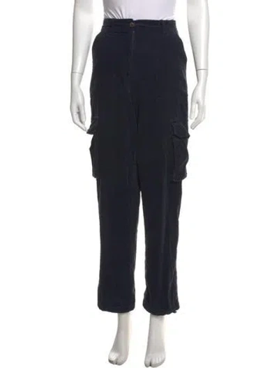 Pre-owned Kith High-rise Straight Leg Jeans In Blue