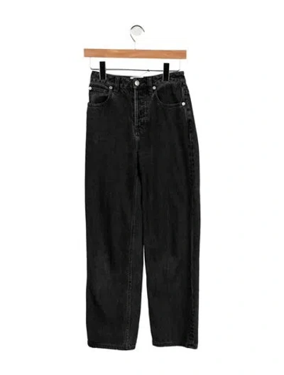 Pre-owned Kith High-rise Straight Leg Jeans In Blue