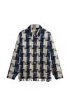 Kith Houndstooth Overshirt In Multi