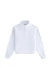 Kith Hunter Half-zip Sweatshirt In White