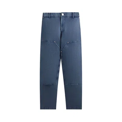 Pre-owned Kith Indigo Fleece Matias Pant 'vast' | Blue | Men's Size Xxl