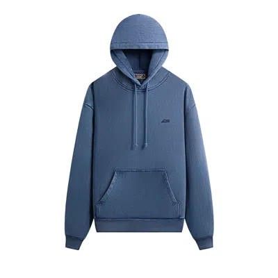 Pre-owned Kith Indigo Fleece Nelson Hoodie 'vast' | Blue | Men's Size Xs