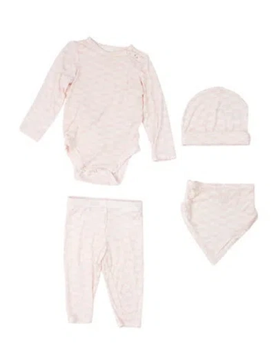 Pre-owned Kith Babies' Infant Girls' Patterned 4-piece Set In Pink