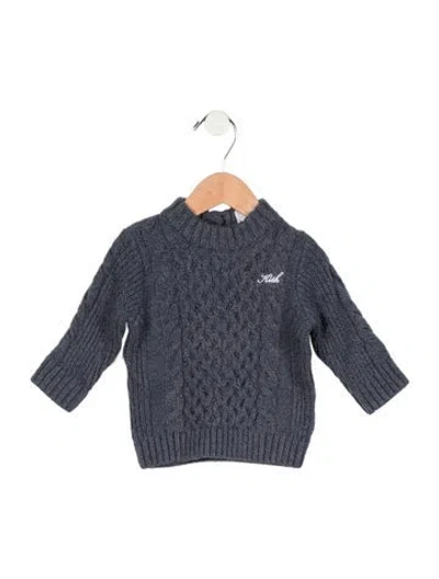 Pre-owned Kith Babies' Infants Boys' Embroidered Sweater In Blue/white