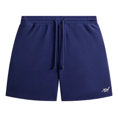 Pre-owned Kith Interlock Curtis Short 'deep Royal' | Blue | Men's Size Xl