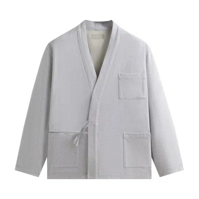 Pre-owned Kith Interlock Karter Gi 'light Heather Grey' | Men's Size L In Gray