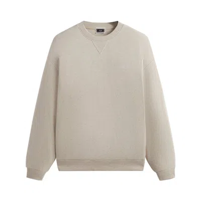 Pre-owned Kith Interlock Nelson Crewneck 'sandy Heather' | Tan | Men's Size Xs In Brown
