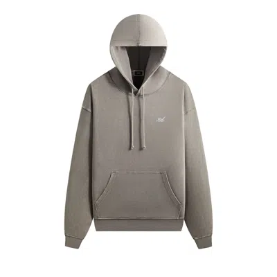 Pre-owned Kith Interlock Williams Iii Hoodie 'storm' | Tan | Men's Size Xs In Brown