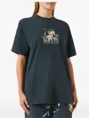 Kith Iris Box-logo T-shirt In Blue