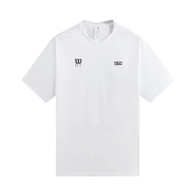 Pre-owned Kith Ivy For Wilson Breakpoint Engineered Tee 'white' | Men's Size Xl