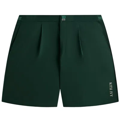 Pre-owned Kith Ivy For Wilson Meridian Pleated Short 'ivy Green' | Men's Size M