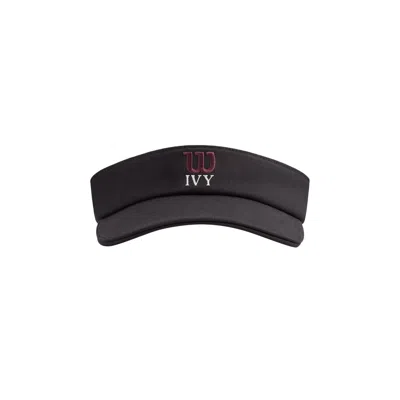 Pre-owned Kith Ivy For Wilson Visor 'black' | Men's Size Onesize