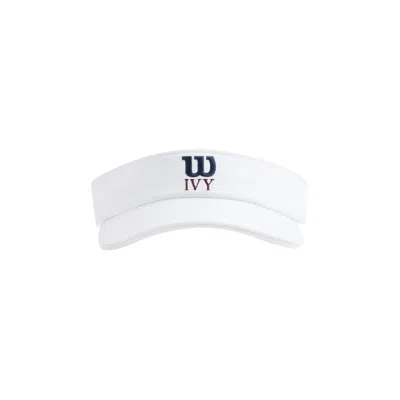Pre-owned Kith Ivy For Wilson Visor 'white' | Men's Size Onesize
