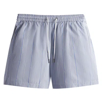 Pre-owned Kith Jacquard Active Short 'orbit' | Blue | Men's Size S