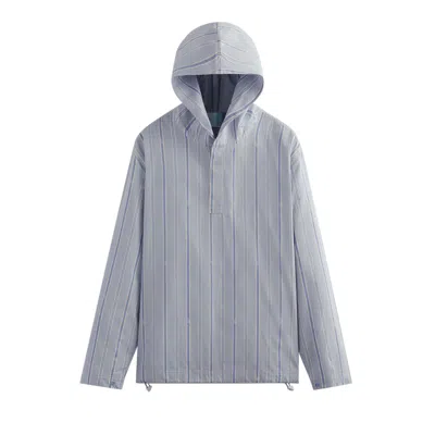 Pre-owned Kith Jacquard Adler Hoodie 'orbit' | Blue | Men's Size S
