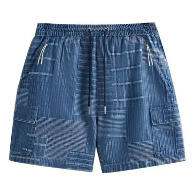 Kith Japanese Indigo Jacquard Wolcott Short 'indigo' In Blue