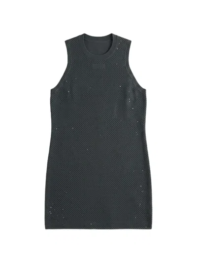 Kith Jaye Studded Knit Mini Dress In 그레이