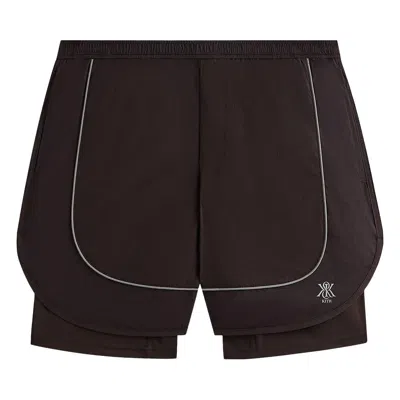 Pre-owned Kith Jordan Tech Short 'kindling' | Brown | Men's Size M
