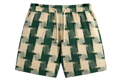 Pre-owned Kith Jumbo Houndstooth Mason Short Conifer