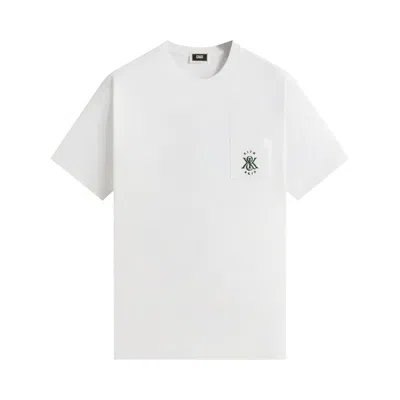 Pre-owned Kith K& K Floral Pocket Tee 'white' | Men's Size Xl