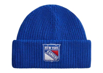 Pre-owned Kith Kids X 47 For The New York Rangers Brand Mia Beanie In Cyclone In Gray