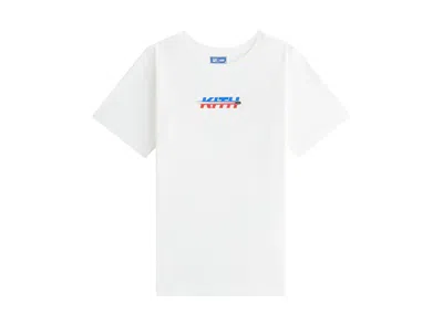 Pre-owned Kith Kids X New York Rangers Hat Trick Rink Tee Shirt In White