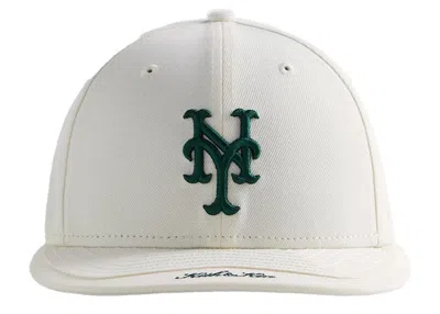 Pre-owned Kith Kin Brim Low Pro Fitted Cap In Sandrift