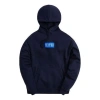 Kith Hebrew Script Hoodie 'nocturnal' In Blue
