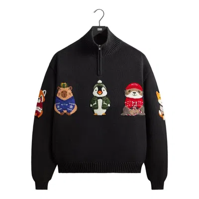 Kith Mas 2025 Animals Wyona Quarter Zip 'black'