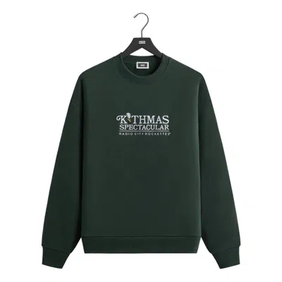 Kith Mas 2025 For The Radio City Rockettes Mas Spectacular Nelson Crewneck 'stadium' In Green