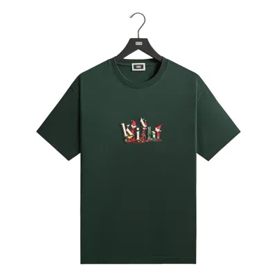 Kith Mas 2025 Serif Elf T-shirt 'stadium' In Green