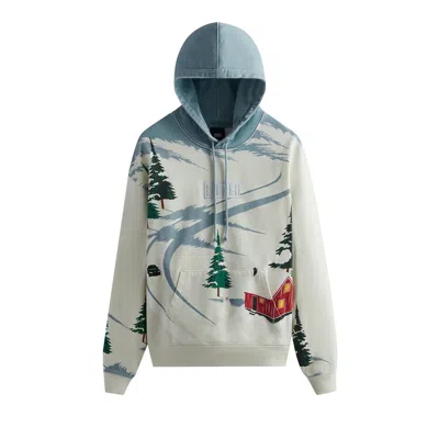 Pre-owned Kith Mas Day Nelson Hoodie 'chalk' In Multi-color