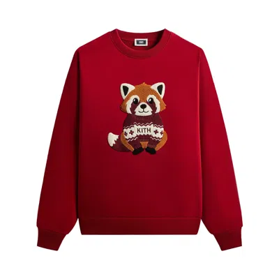 Pre-owned Kith Mas Red Panda Nelson Crewneck 'allure' | Men's Size Xxl