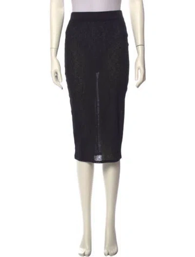 Pre-owned Kith Knee-length Skirt In Black