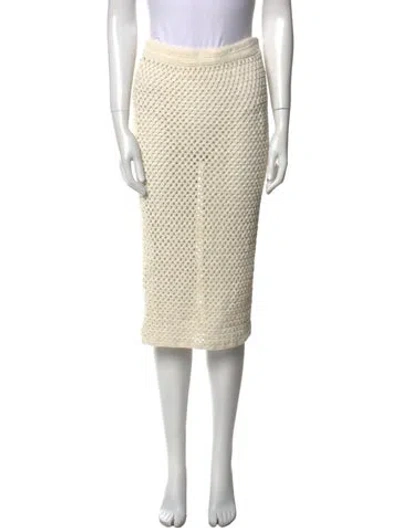 Pre-owned Kith Knee-length Skirt In Neutral