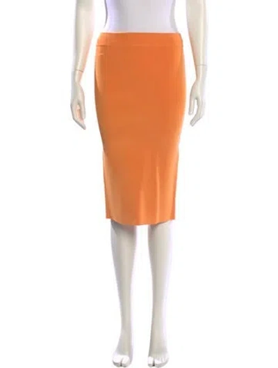 Pre-owned Kith Knee-length Skirt In Orange
