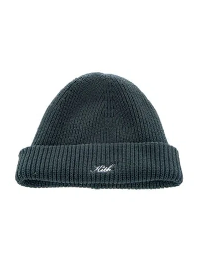 Pre-owned Kith Knit Beanie In Blue