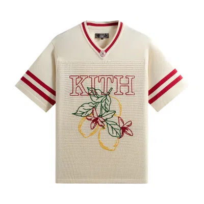 Pre-owned Kith Knit Julian Jersey 'sandrift' | Cream | Men's Size Xxl In White