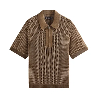 Pre-owned Kith Knit Nash Polo 'postmodern' | Red | Men's Size S