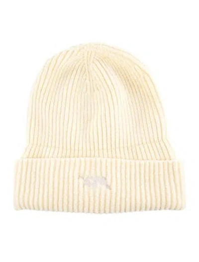 Pre-owned Kith Knitted Beanie In Yellow