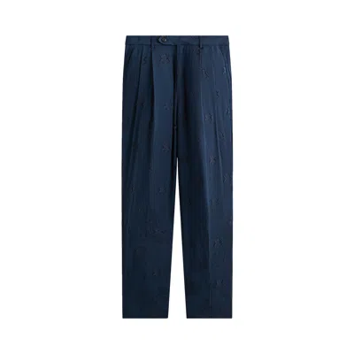 Pre-owned Kith Kylan Pleated Trouser 'nocturnal' | Blue | Men's Size 48