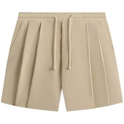 Pre-owned Kith Kylan Sweatshort 'durum' | Tan | Men's Size Xl In Brown