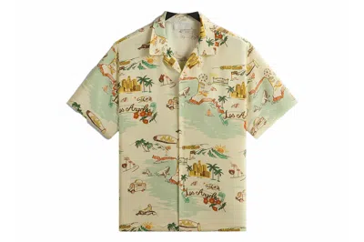 Pre-owned Kith La Thompson Camp Collar Shirt Marcona