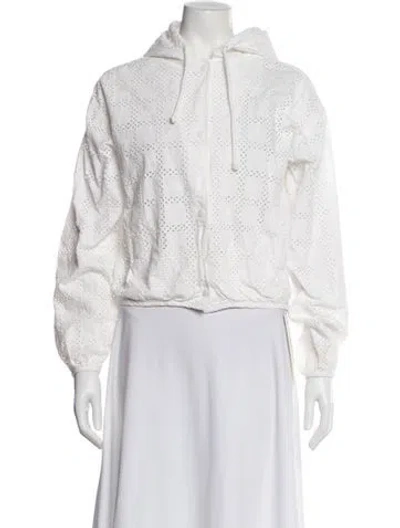 Pre-owned Kith Lace Pattern Jacket In White
